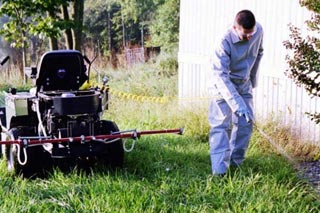 Photo of pesticide applicator
