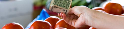 merchant selling fruit